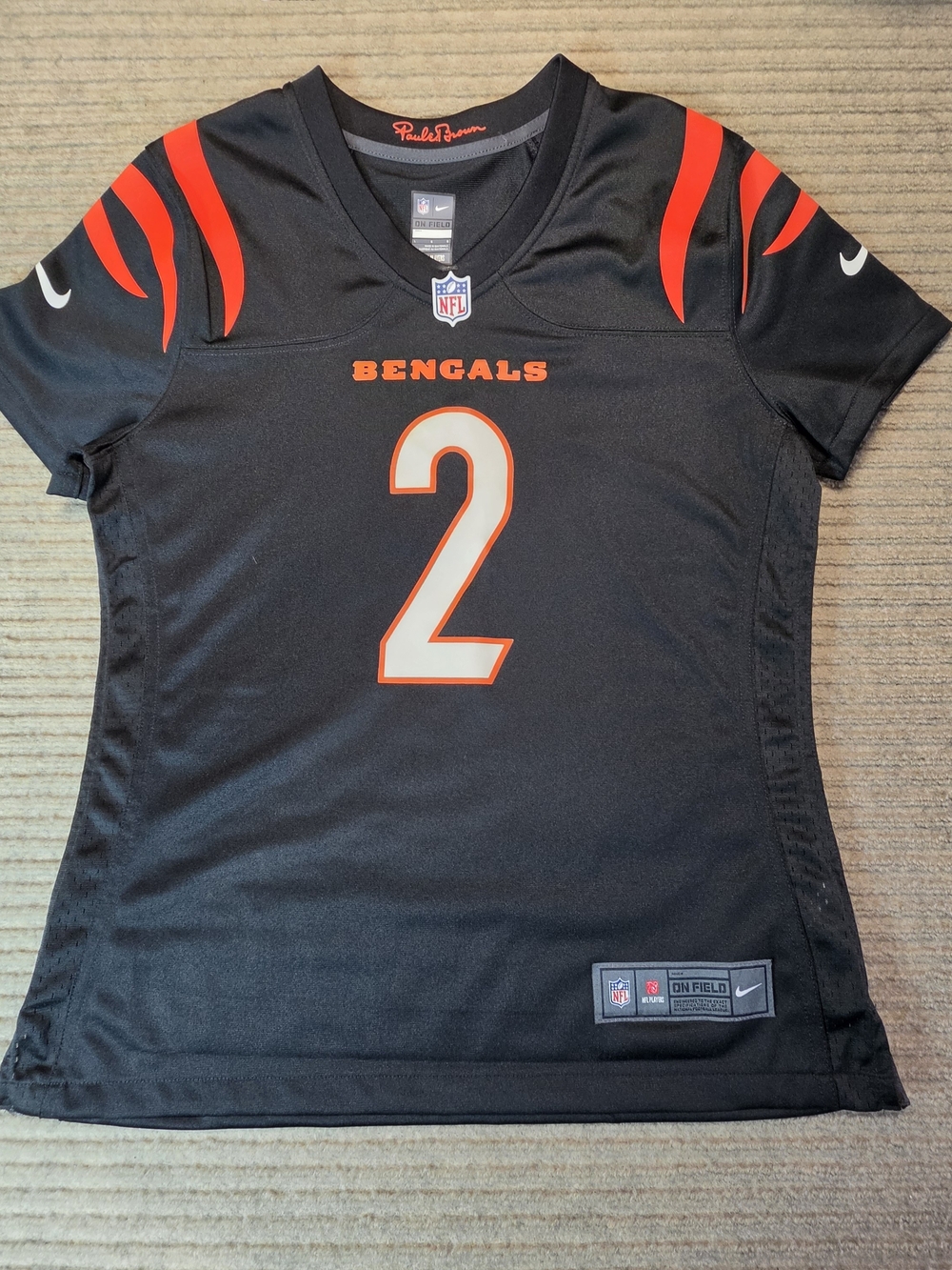 Evan McPherson Cincinnati Bengals Jersey Nike Women's Large Black EUC